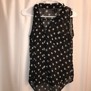 Polka Dot Sheer Tank